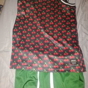 WESC Cherry Print Tank Top